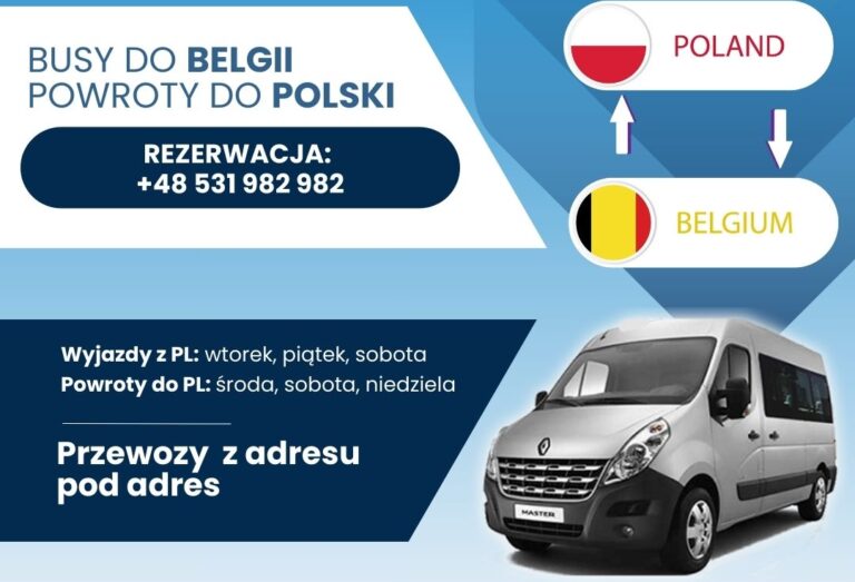 oferta busów do Belgii z województwa Pomorskie
