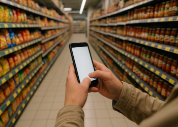 Koszyk z zakupami w holenderskim supermarkecie Albert Heijn Jumbo Lidl